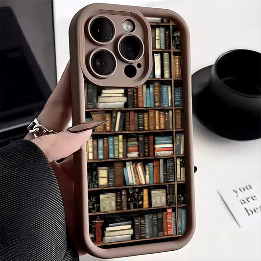 Book Shelf Silicone iPhone Case